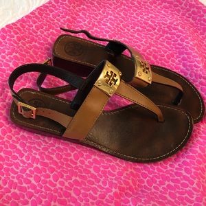 Tory Burch Leather Sandals